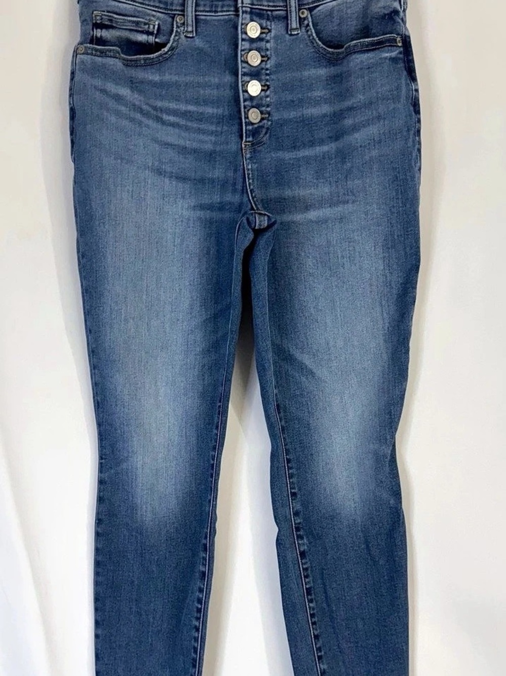 Lucky Brand Bridgette High Rise Skinny Ankle Jeans Blue Waist 29